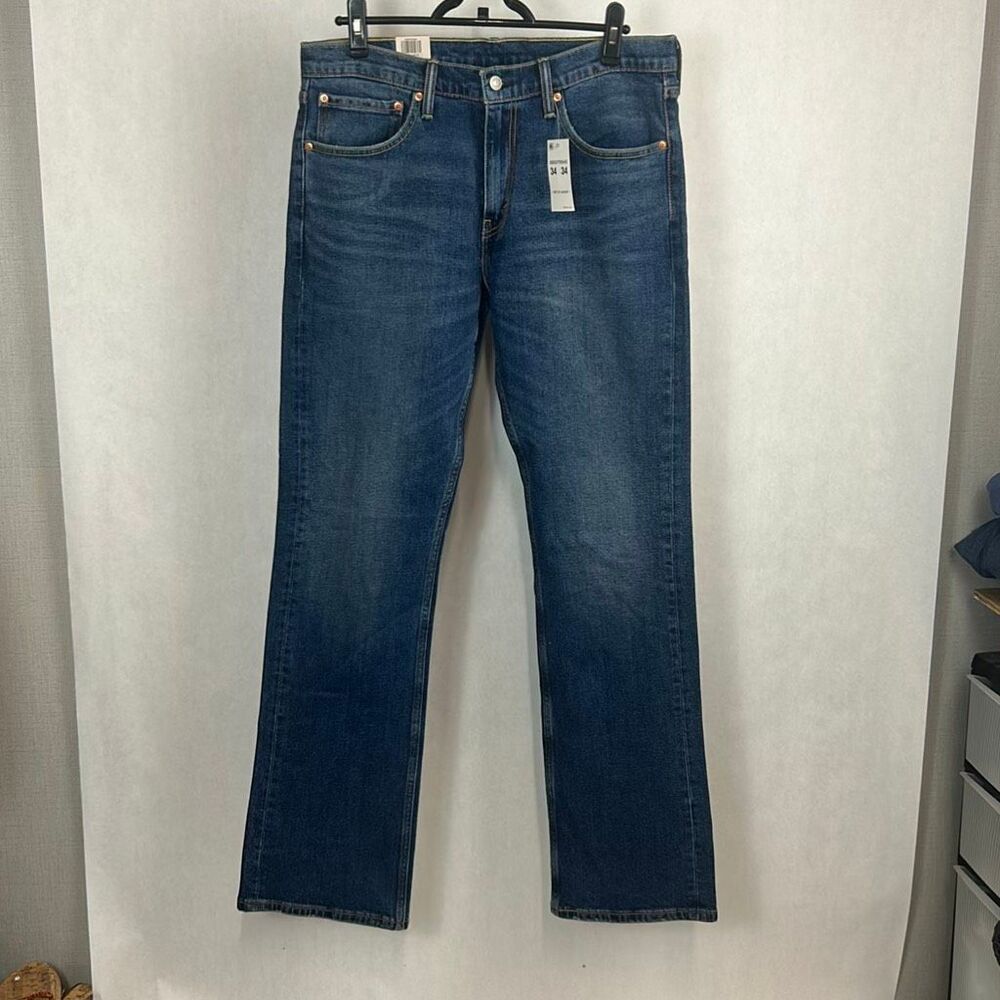 NEW Levi’s 527 Slim Bootcut Denim Jeans Sz 34x34 Stretch